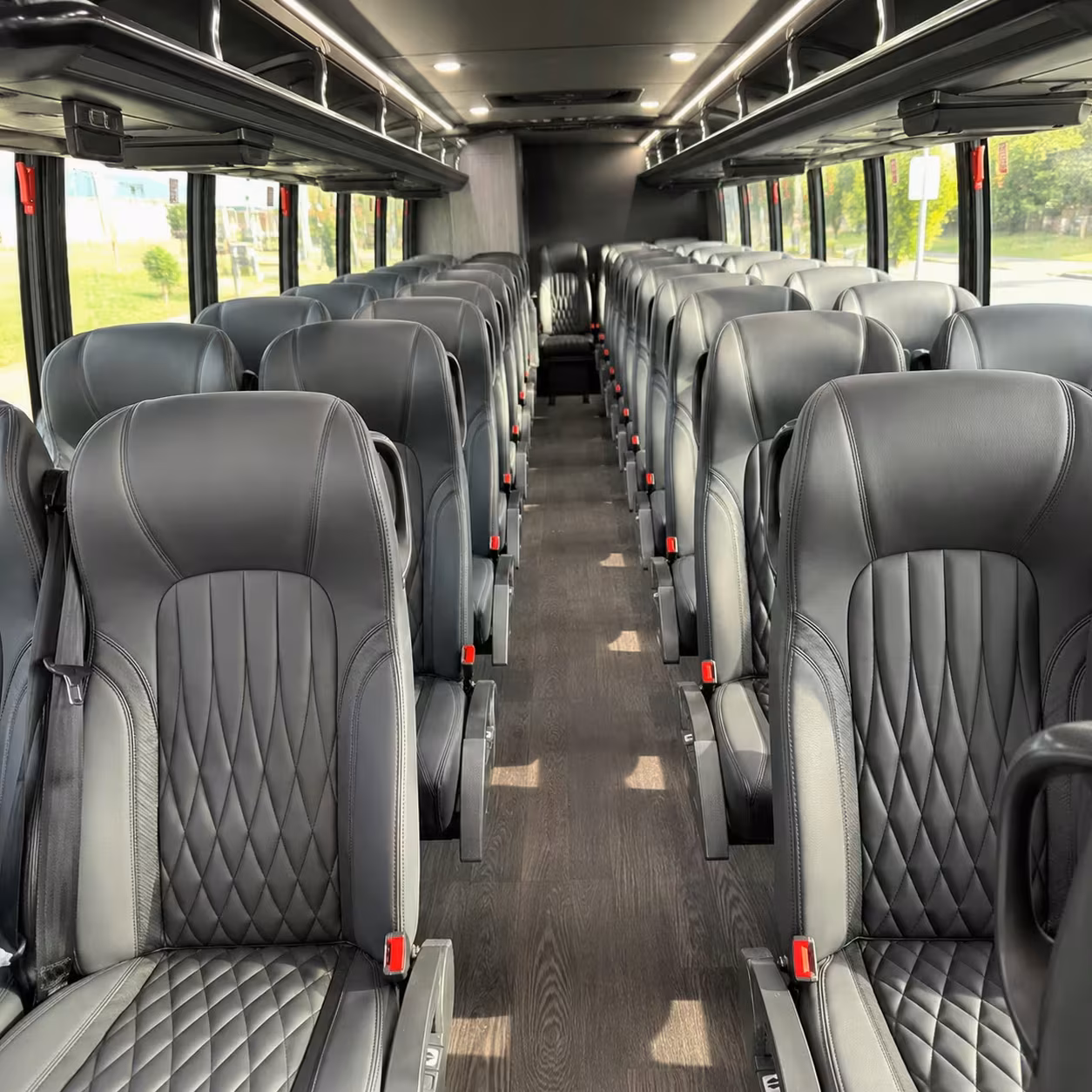 30 passenger minibus inside