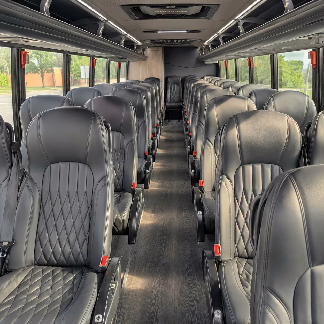 35 passenger minibus inside