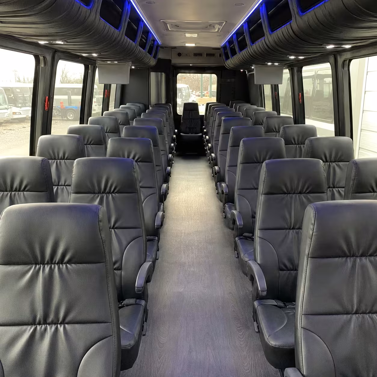 35 passenger minibus interior