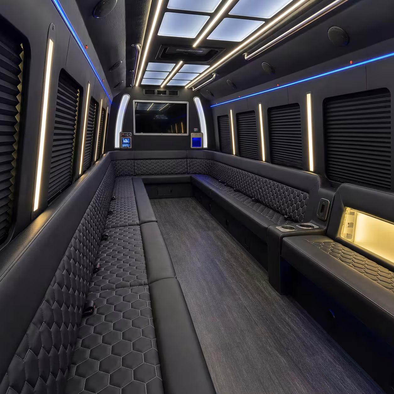 party bus interior