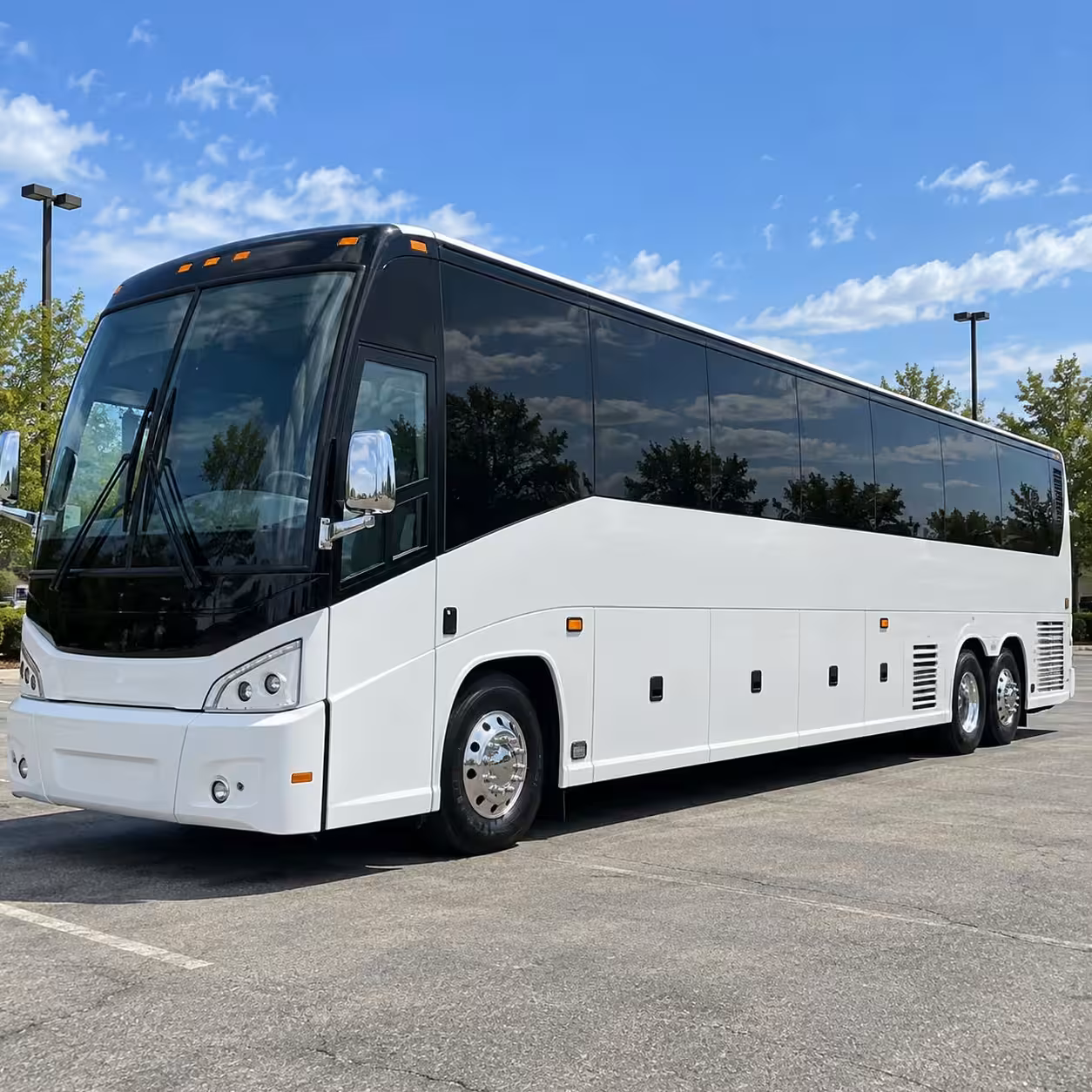 sports team fan charter bus rentals in pomona