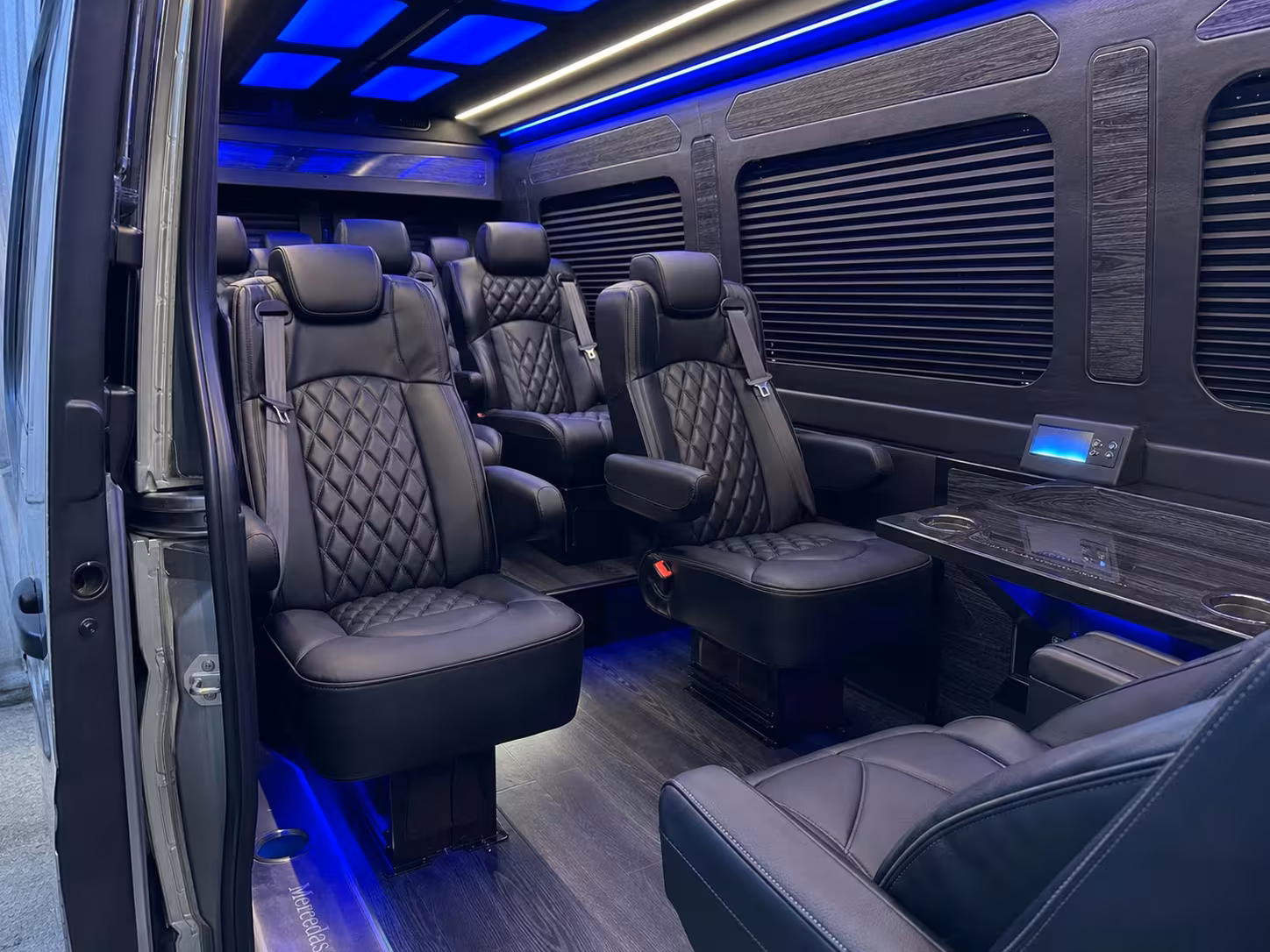 sprinter van transportation for groups and events across pomona