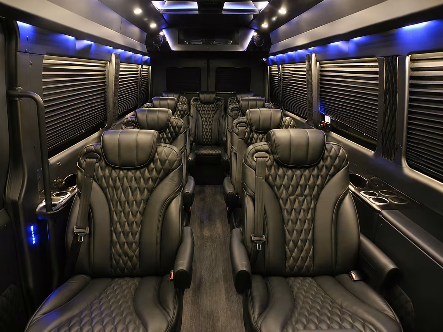 sprinter van with driver inside