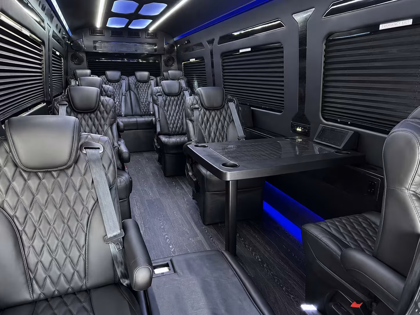 sprinter van with driver interior