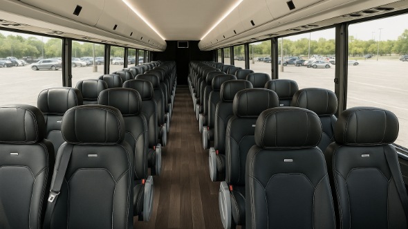 pomona 18 passenger minibus inside