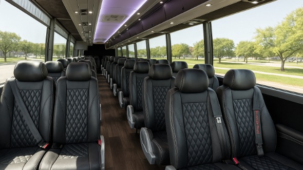 pomona 20 passenger minibus inside