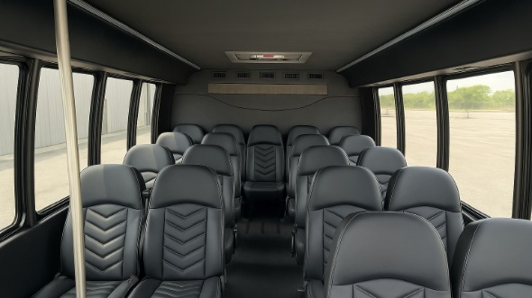 pomona 25 passenger minibus inside