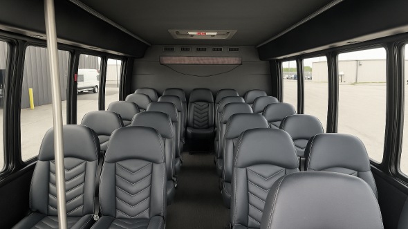 pomona 35 passenger minibus inside