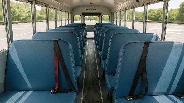 school bus rental interior pomona